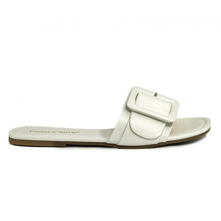 Сабо женские <1Q8002-F90= белый/эко к>