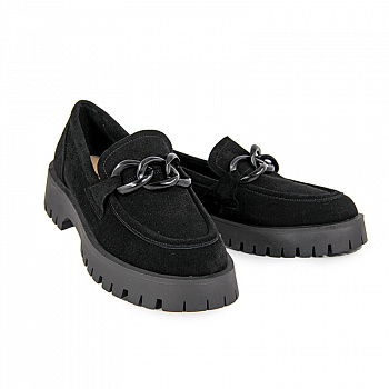 Лоферы женские <PF1375-21367-2= чер/з>