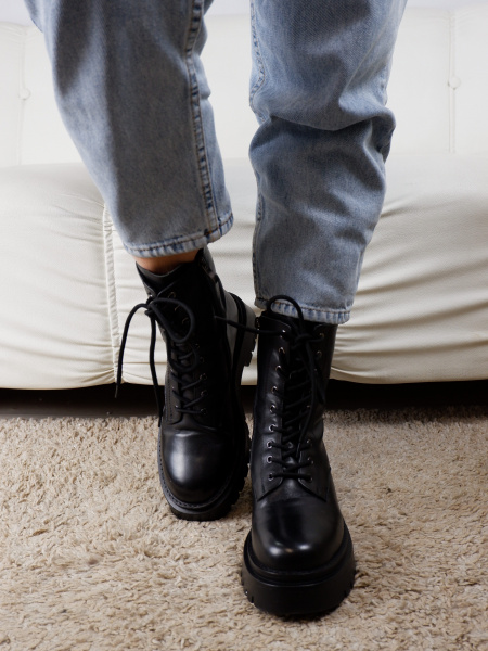 Ботинки женские зимние <PAK2699-7567YM= ч/к>