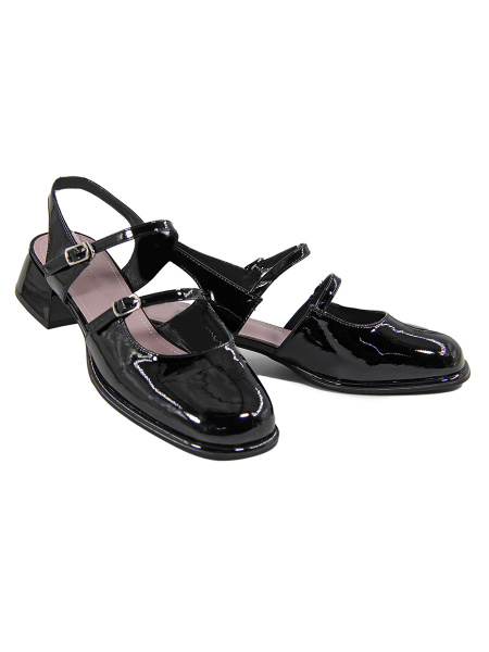 Туфли женские <8836-10 ч/иск лак к>