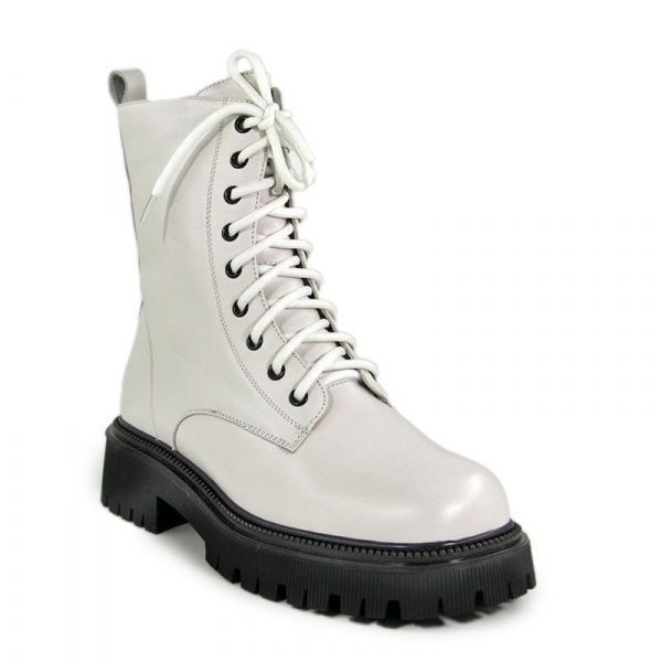 Ботинки женские зимние <P99-155M/103NP/8= бел/к>