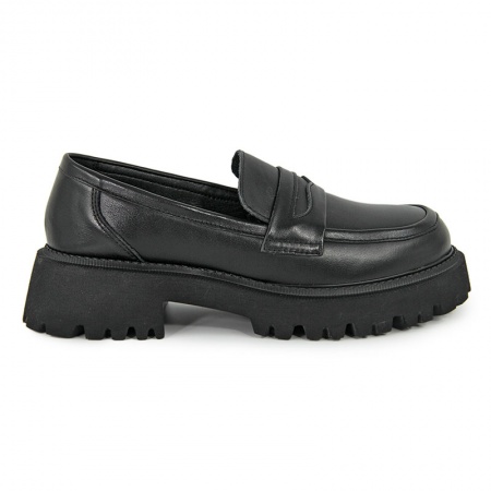 Лоферы женские <K-S-50035-6-15= чер/к>