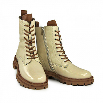 Ботинки женские зимние <22W10-26-120Z= беж/к>