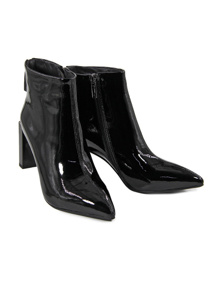 Ботильоны женские демис <B73-3363-25-1 ч/нат лак>