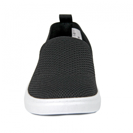 Слипоны женские лето <31W29-1-011 чер/тек>