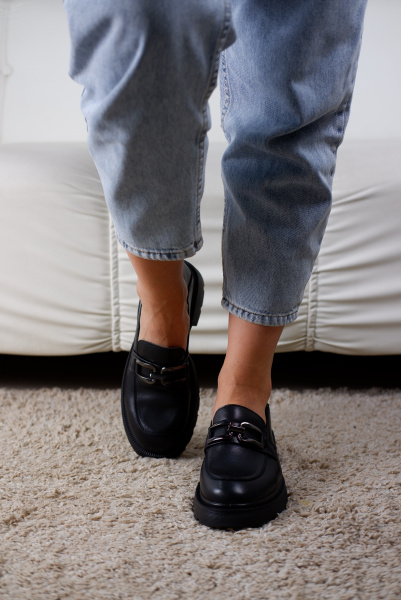 Лоферы женские <32R3-4-101= ч/к>