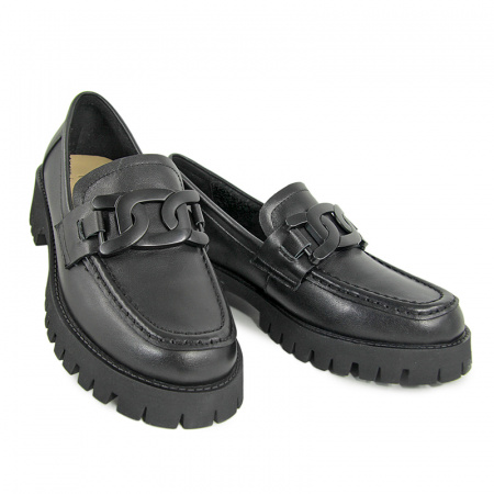 Лоферы женские <PW1176A-82261-11= чер/к>