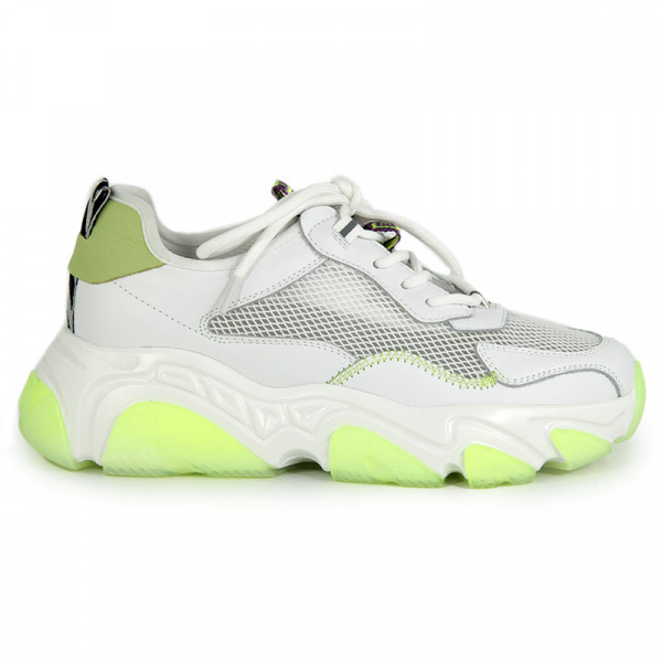 Кроссовки женские лето <SZ310-1WP= бел+зел/к+т>