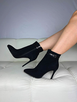 Ботильоны женские демис <PW2306-21102= чер/з>
