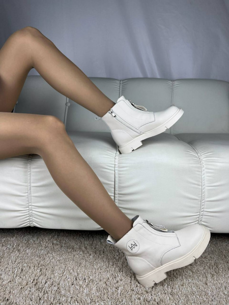 Ботинки женские демис <Y2201-2= беж/к>