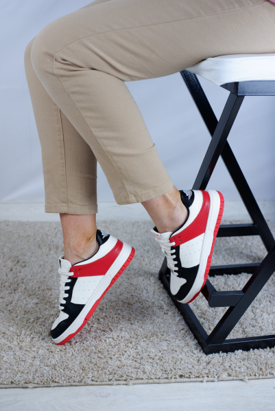 Кроссовки женские лето <22-318-BH2= чер/к>