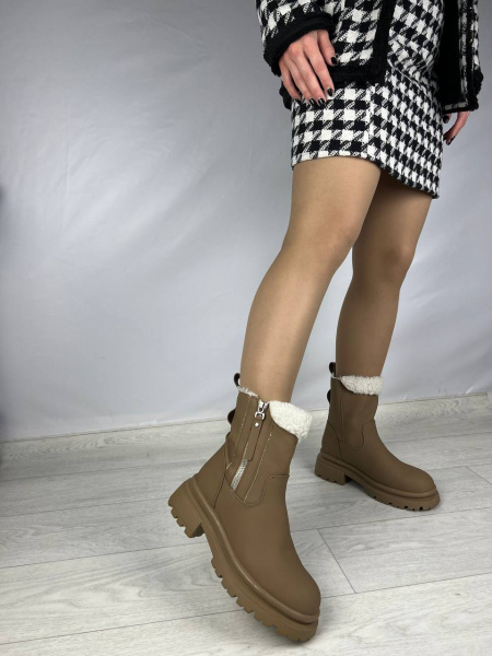 Ботинки женские зимние <AS7233-2= кор/эко к>