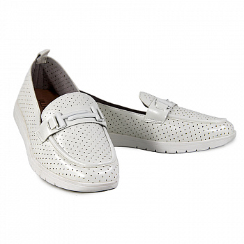 Слипоны женские лето <FDZ540-8 бел/эко к>