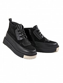 Ботинки женские зимние <RQ325-011 ч/к+з>