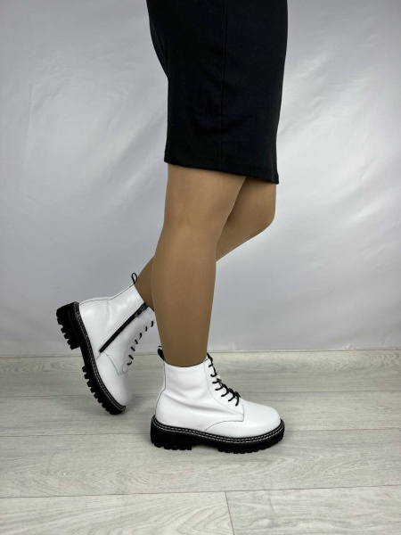 Ботинки женские зимние <2061-5M-2= бел/к>