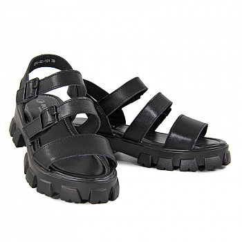 Сандалии женские <2F6-82-101 чер/к>