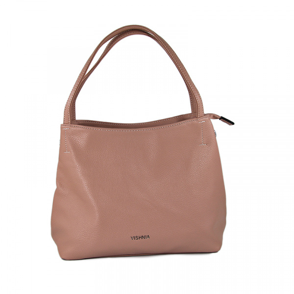 Сумка женская лето  <V-0268 розовый/эко к>