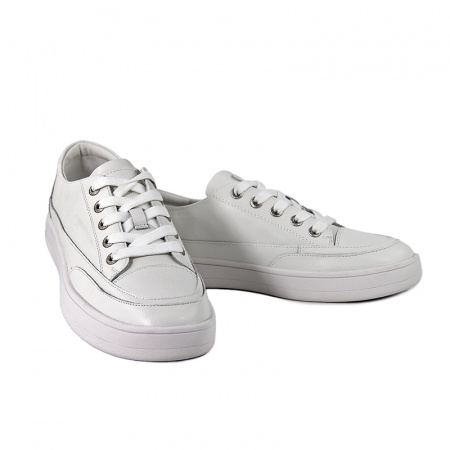 Кеды женские лето <K-YD-A8208-7-3= бел/к>