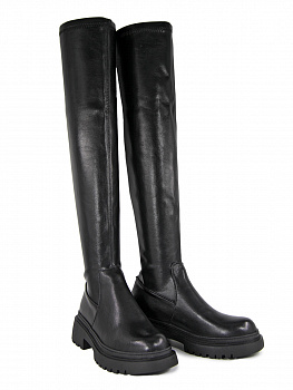 Ботфорты женские демис <PF3145-E2673J ч/к>