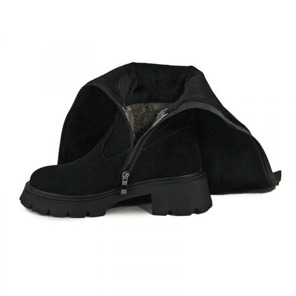 Сапоги женские зимние <PAK2702-D28BZM= ч/замша>