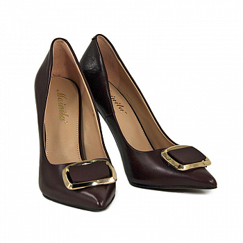 Туфли женские <J9253-92-Y332= бордо/к>