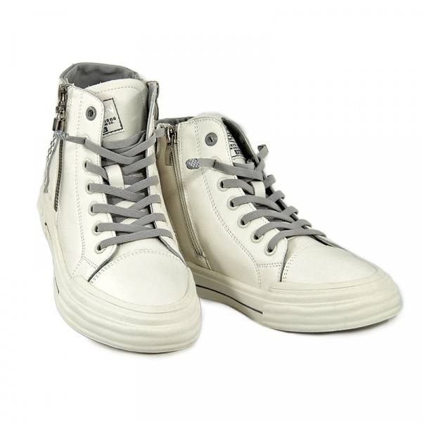 Кеды женские демис <22-9-MH1-R= мол+серы/к>