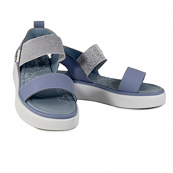 Сандалии женские <S60-111-01-12 гол+сере/к>