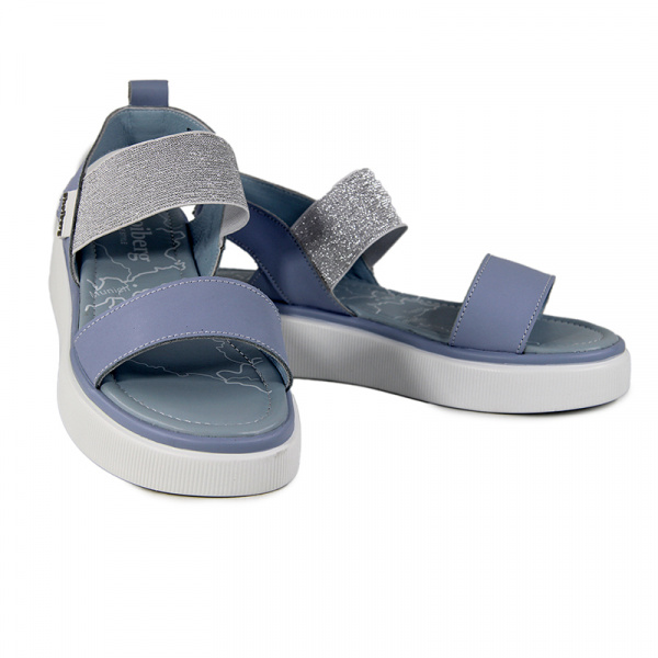 Сандалии женские <S60-111-01-12 гол+сере/к>