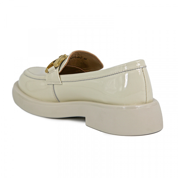 Лоферы женские <2201-8-2= мол/нат лак к>