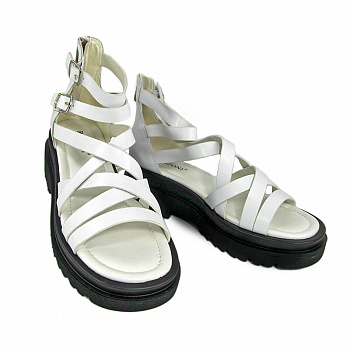 Сандалии женские <PEAG11-1 белый/к>