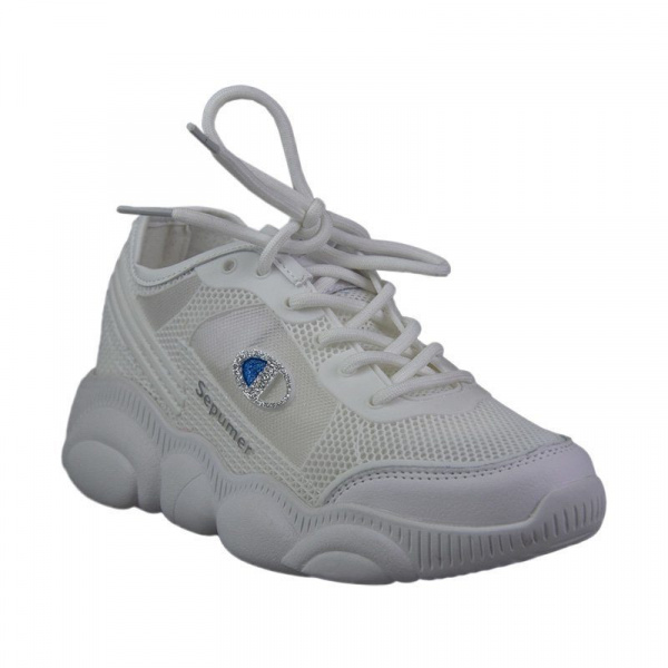 Кроссовки женские <ZA625 бел+син/к+тек>