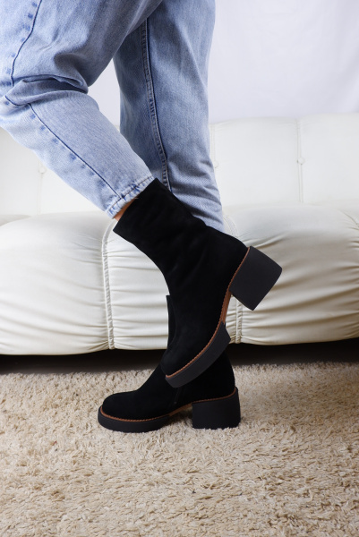 Полусапоги женские зимние <D05404M-5746= ч/з>