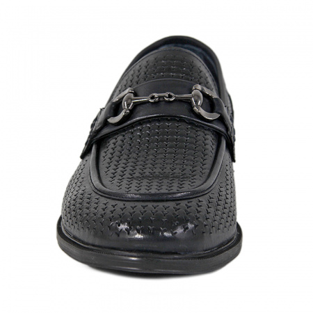 Лоферы мужские <M216BB-81B= син/к>