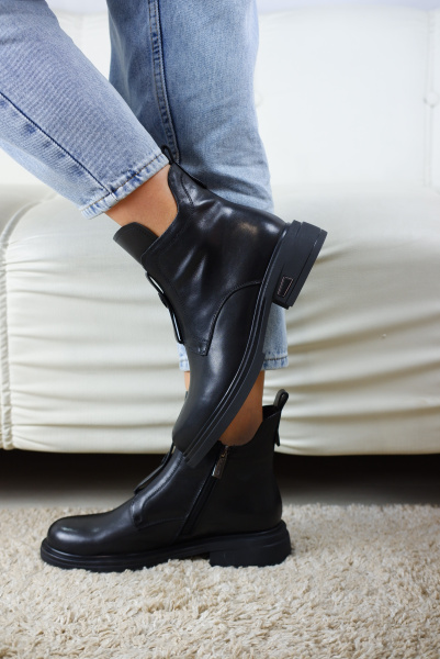 Ботинки женские демис <K3R08-H672B ч/к>