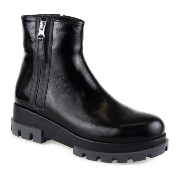 Ботинки женские демис <09605-SA чер/лак>