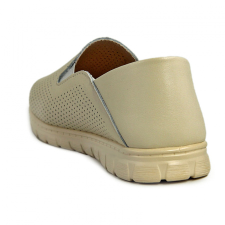 Слипоны женские лето <KA002TP-1= бежевый/к>