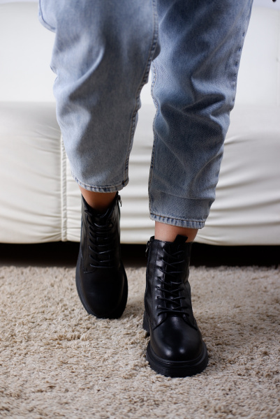 Ботинки женские демис <32W24-1-101B ч/к>