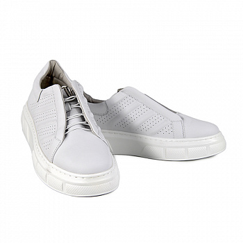 Кеды женские лето <PDL256-1= бел/к>