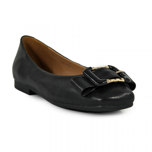 Балетки женские <8787-3-H= черный/к>
