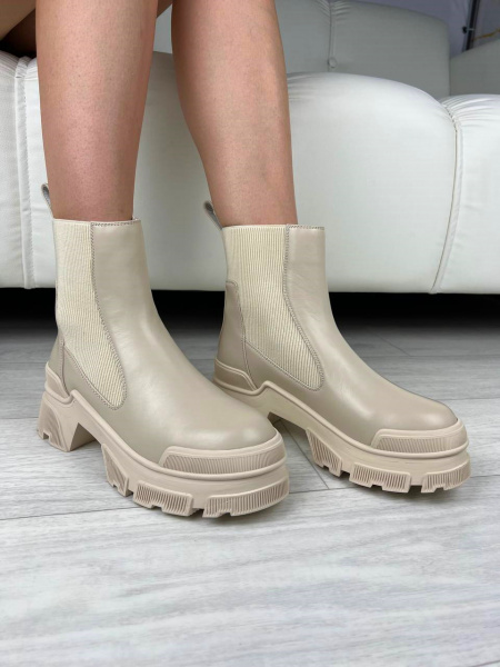 Челси женские демис <21078R-2-A40= беж/к>