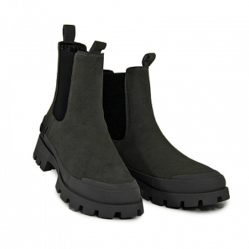 Челси женские зимние <X-005-1= серый/з>