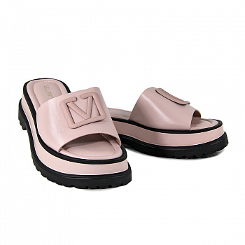 Сабо женские <FEY216-5 роз/эко к>