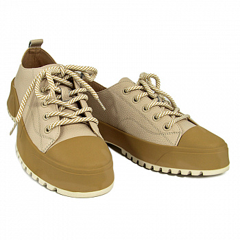 Кеды женские <K-S-810-01-3= беж/к>