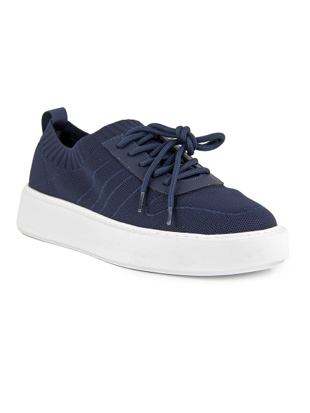 Кеды мужские лето <ZS22502-1-3 син/тек>