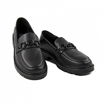 Лоферы женские <GC105-020 ч/к>