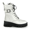 Ботинки женские зимние <X65PM-H407-1= бел/к>