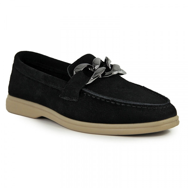 Лоферы женские <K-S-21-08-1= ч/з>