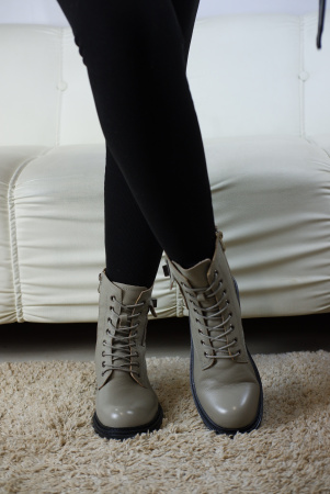 Ботинки женские демис <21W10-19-105B серы/к>