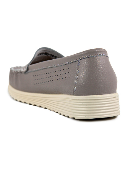 Мокасины женские лето <K241-BD-04-C серы/к>
