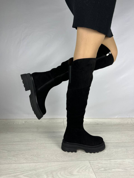 Ботфорты женские зимние <R113-380BM-02=ч/з>